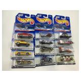 LOT OF 12 HOT WHEELS CARS IN ORIGINAL PACKAGE