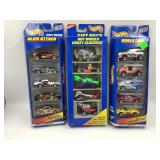 (3)  5 CAR HOT WHEELS GIFT PACKS IN ORIGINAL