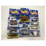LOT OF 12 HOT WHEELS CARS IN ORIGINAL PACKAGE