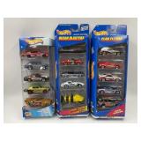 (3)  5 CAR HOT WHEELS GIFT PACKS IN ORIGINAL