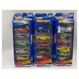 (3)  5 CAR HOT WHEELS GIFT PACKS IN ORIGINAL