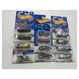 LOT OF 12 HOT WHEELS CARS IN ORIGINAL PACKAGE
