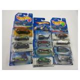 LOT OF 12 HOT WHEELS CARS IN ORIGINAL PACKAGE