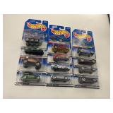 LOT OF 12 HOT WHEELS CARS IN ORIGINAL PACKAGE