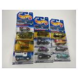 LOT OF 12 HOT WHEELS CARS IN ORIGINAL PACKAGE