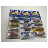 LOT OF 12 HOT WHEELS CARS IN ORIGINAL PACKAGE