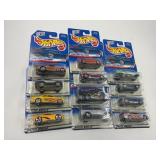 LOT OF 12 HOT WHEELS CARS IN ORIGINAL PACKAGE