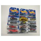 LOT OF 12 HOT WHEELS CARS IN ORIGINAL PACKAGE