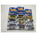 LOT OF 12 HOT WHEELS CARS IN ORIGINAL PACKAGE