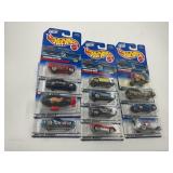 LOT OF 12 HOT WHEELS CARS IN ORIGINAL PACKAGE