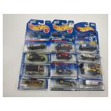 LOT OF 12 HOT WHEELS CARS IN ORIGINAL PACKAGE