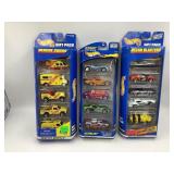 (3)  5 CAR HOT WHEELS GIFT PACKS IN ORIGINAL
