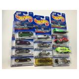 (3) SETS OF 4 HOT WHEELS CARS - BIOHAZARD