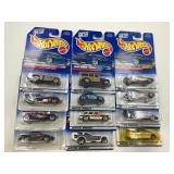 LOT OF 12 HOT WHEELS CARS IN ORIGINAL PACKAGE