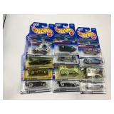 LOT OF 12 HOT WHEELS CARS IN ORIGINAL PACKAGE