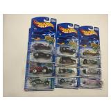 LOT OF 12 HOT WHEELS CARS IN ORIGINAL PACKAGE