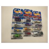 LOT OF 12 HOT WHEELS CARS IN ORIGINAL PACKAGE