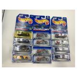 LOT OF 12 HOT WHEELS CARS IN ORIGINAL PACKAGE