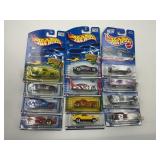 LOT OF 12 HOT WHEELS CARS IN ORIGINAL PACKAGE