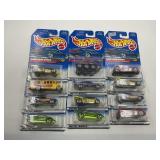 LOT OF 12 HOT WHEELS CARS IN ORIGINAL PACKAGE
