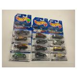 LOT OF 12 HOT WHEELS CARS IN ORIGINAL PACKAGE