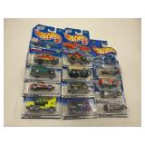 LOT OF 12 HOT WHEELS CARS IN ORIGINAL PACKAGE