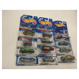 LOT OF 12 HOT WHEELS CARS IN ORIGINAL PACKAGE