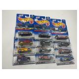 LOT OF 12 HOT WHEELS CARS IN ORIGINAL PACKAGE