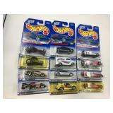 LOT OF 12 HOT WHEELS CARS IN ORIGINAL PACKAGE