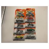 LOT OF 8 MATCHBOX CARS - NEW IN PACKAGE