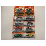 LOT OF 8 MATCHBOX CARS - NEW IN PACKAGE