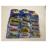LOT OF 12 HOT WHEELS CARS IN ORIGINAL PACKAGE