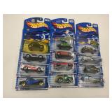 LOT OF 12 HOT WHEELS CARS IN ORIGINAL PACKAGE