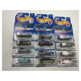 LOT OF 12 HOT WHEELS CARS IN ORIGINAL PACKAGE