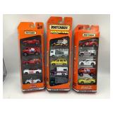 (3) MATCHBOX 5 PACK SETS IN ORIGINAL PACKAGE