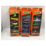 (3) MATCHBOX 5 PACK SETS IN ORIGINAL PACKAGE