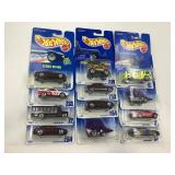 LOT OF 12 HOT WHEELS CARS IN ORIGINAL PACKAGE
