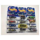 LOT OF 12 HOT WHEELS CARS IN ORIGINAL PACKAGE