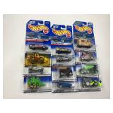 LOT OF 12 HOT WHEELS CARS IN ORIGINAL PACKAGE