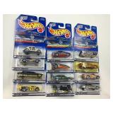 LOT OF 12 HOT WHEELS CARS IN ORIGINAL PACKAGE