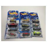 LOT OF 12 HOT WHEELS CARS IN ORIGINAL PACKAGE