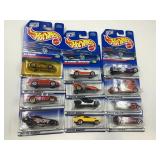 LOT OF 12 HOT WHEELS CARS IN ORIGINAL PACKAGE
