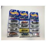 LOT OF 12 HOT WHEELS CARS IN ORIGINAL PACKAGE