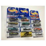 LOT OF 12 HOT WHEELS CARS IN ORIGINAL PACKAGE