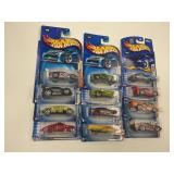 LOT OF 12 HOT WHEELS CARS IN ORIGINAL PACKAGE