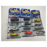 LOT OF 12 HOT WHEELS CARS IN ORIGINAL PACKAGE