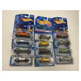 LOT OF 12 HOT WHEELS CARS IN ORIGINAL PACKAGE
