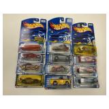 LOT OF 12 HOT WHEELS CARS IN ORIGINAL PACKAGE