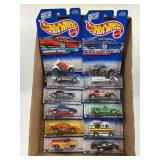 LOT OF 12 HOT WHEELS CARS IN ORIGINAL PACKAGE