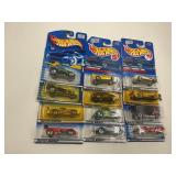 LOT OF 12 HOT WHEELS CARS IN ORIGINAL PACKAGE